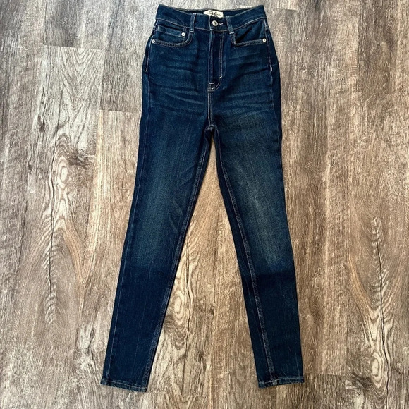 NWOT FREE PEOPLE WE THE FREE High Rise Skinny Jeans 26 - Picture 1 of 5